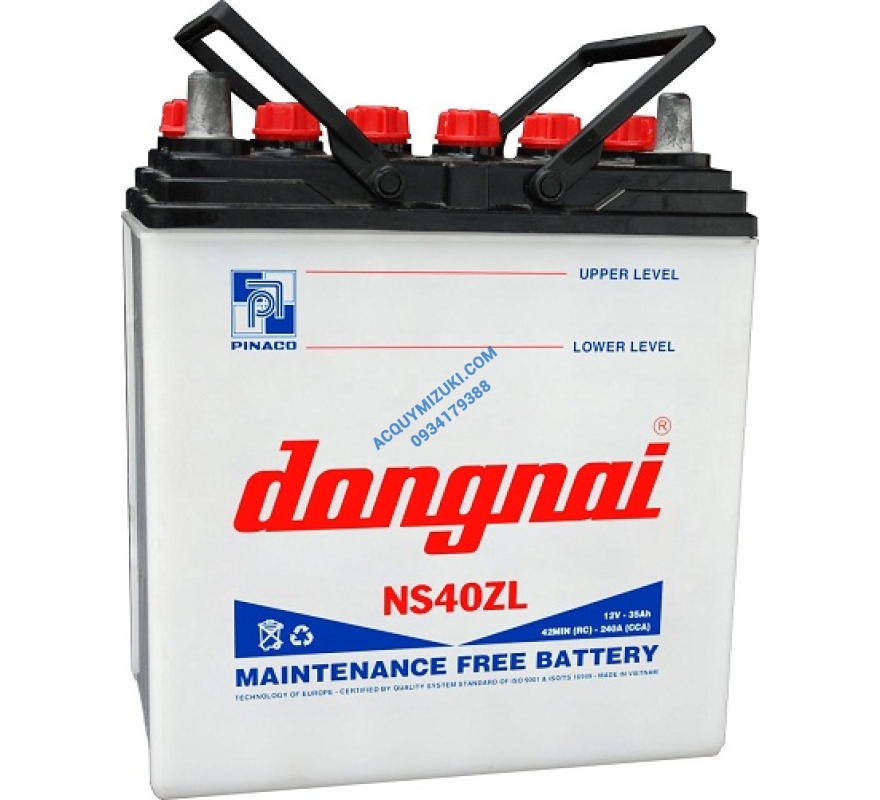 Bình ắc quy ĐỒNG NAI NS40ZL 12V 40AH