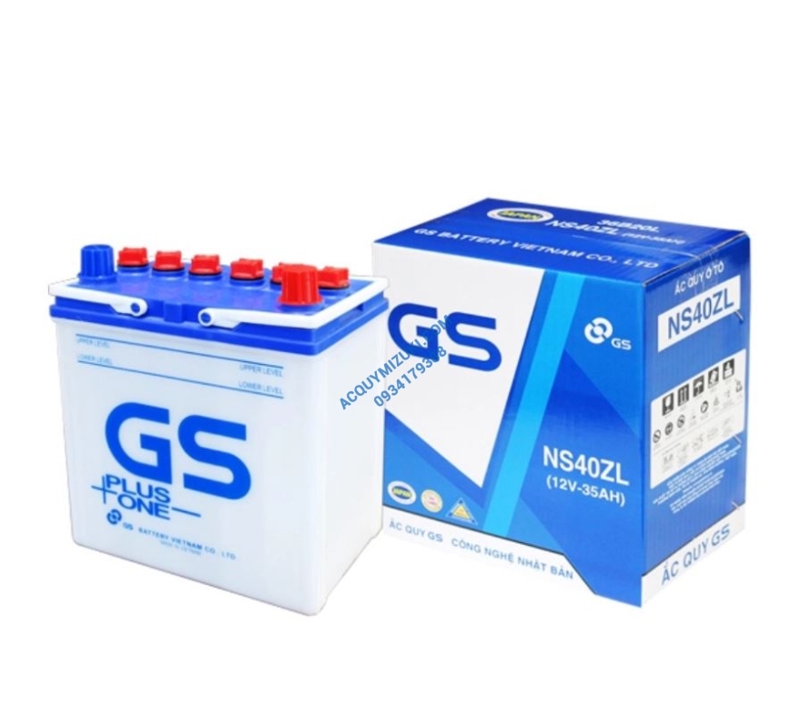 Bình ắc quy GS NS40ZL 12V 35AH