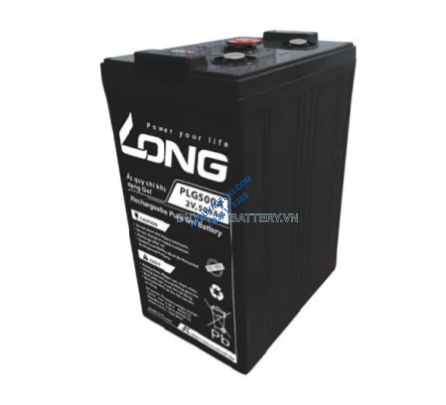 Bình ắc quy LONG PLG500A, F18-M8 2V 500AH